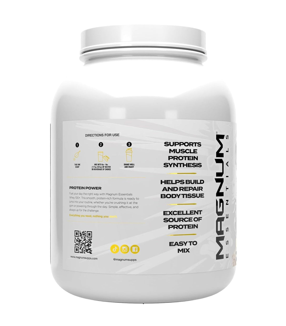 Magnum Whey 100+ Whey Protein +Digestive Enzymes