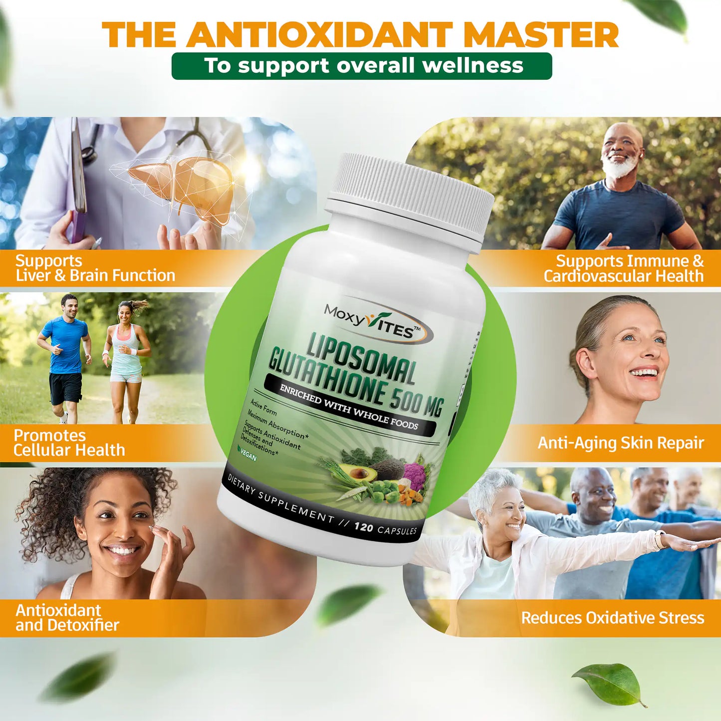 Liposomal Glutathione 500mg: Pure Reduced Active Form
