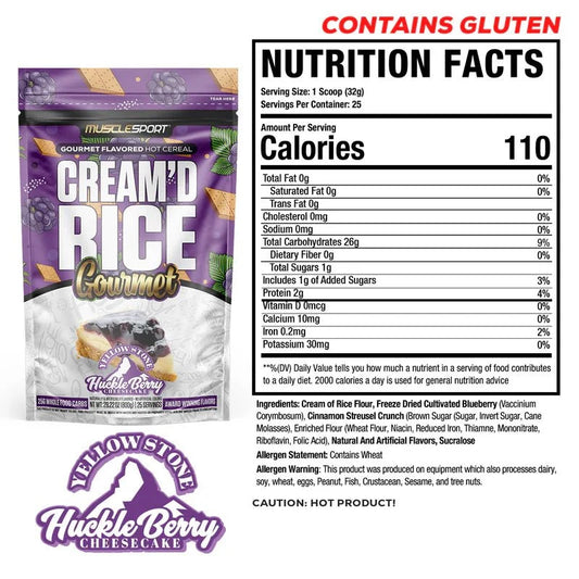Musclesport Cream'd Rice Gourmet  - 25   Servings