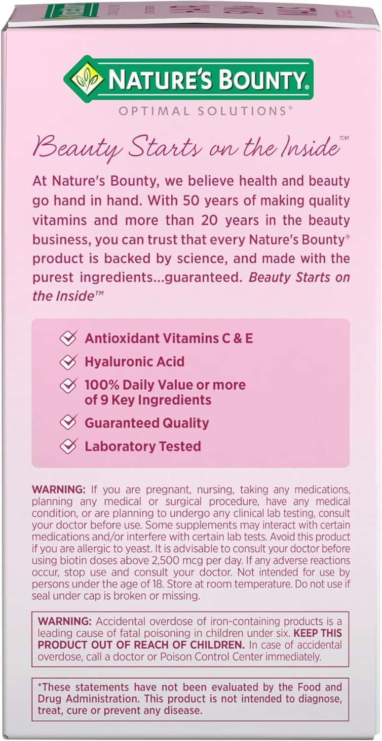 Nature's Bounty Advanced Hair, Skin & Nails - 150 Rapid Release Softgels