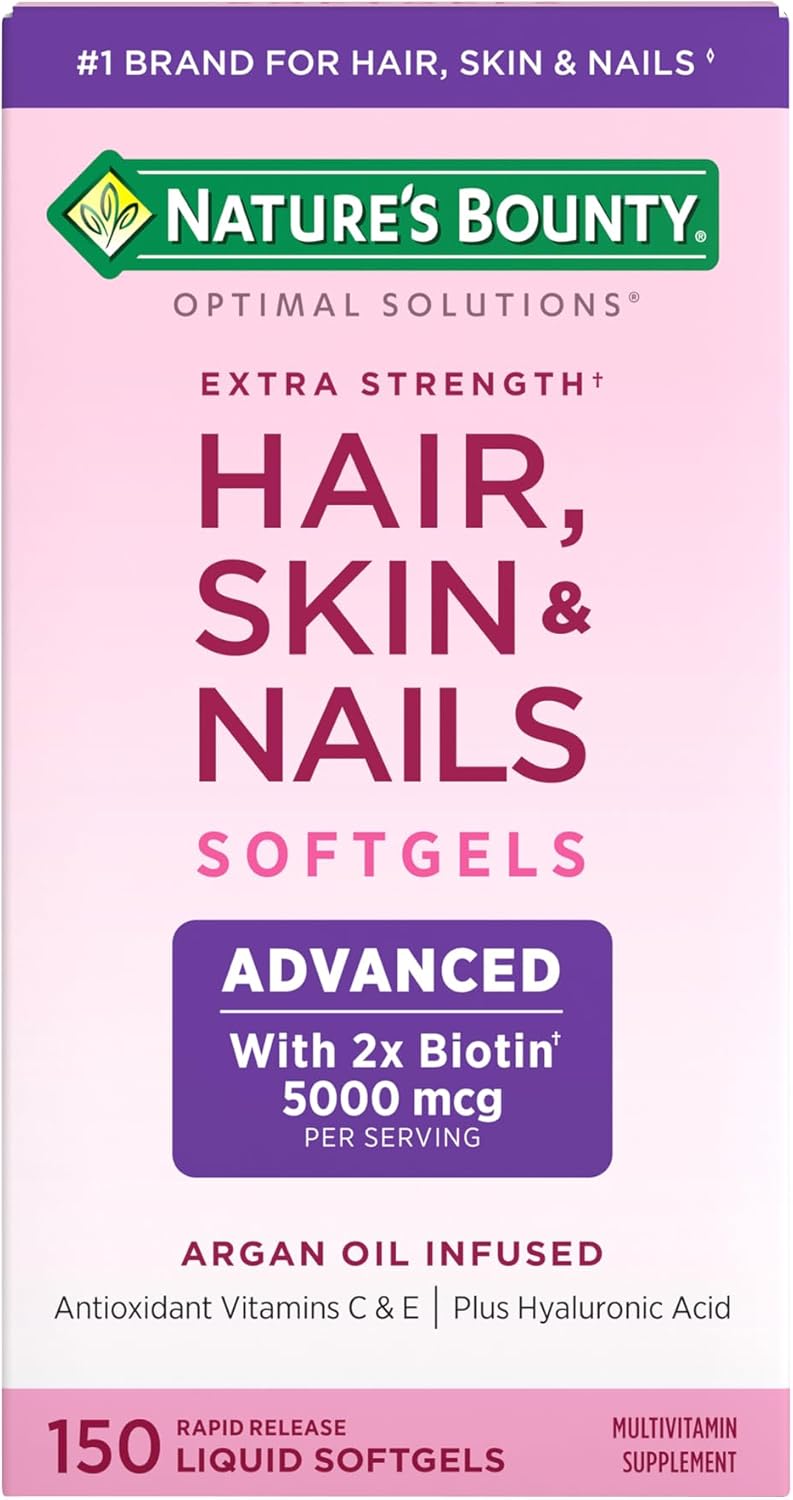 Nature's Bounty Advanced Hair, Skin & Nails - 150 Rapid Release Softgels