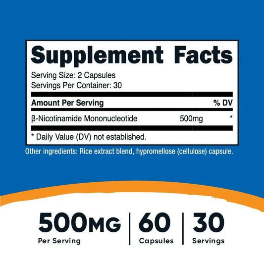 Nutricost NMN Capsules - Midwest Vitamins & Wellness