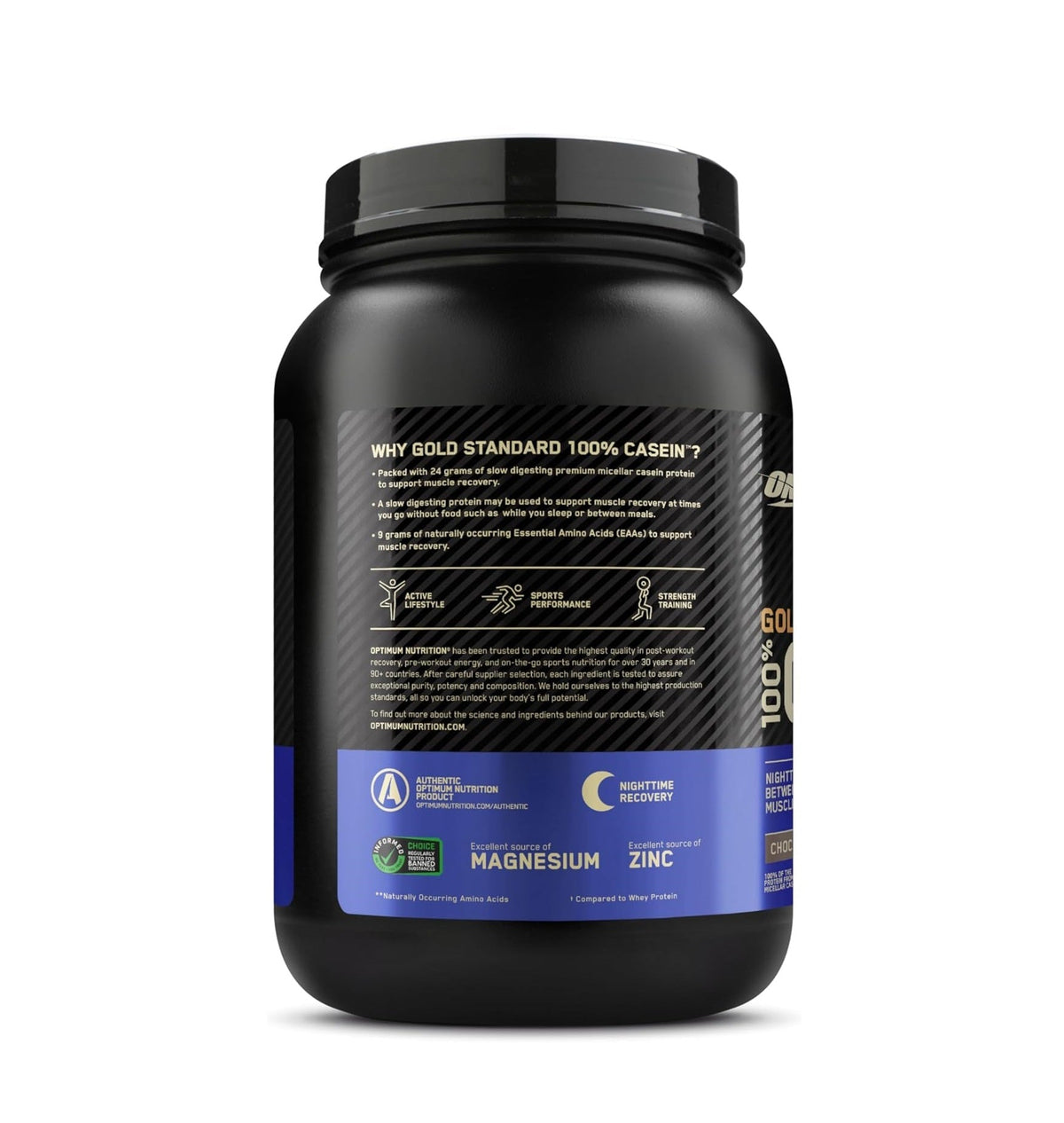 Optimum Nutrition Gold Standard 100% Casein – 2 lb