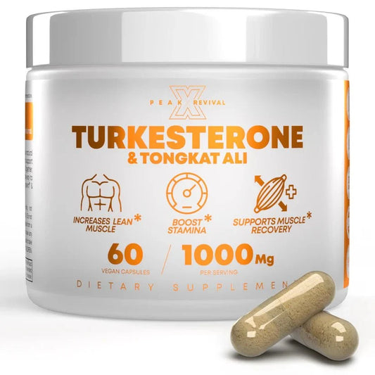 Peak Revival-X Turkesterone & Tongkat Ali + Colostrum – 60 Capsules
