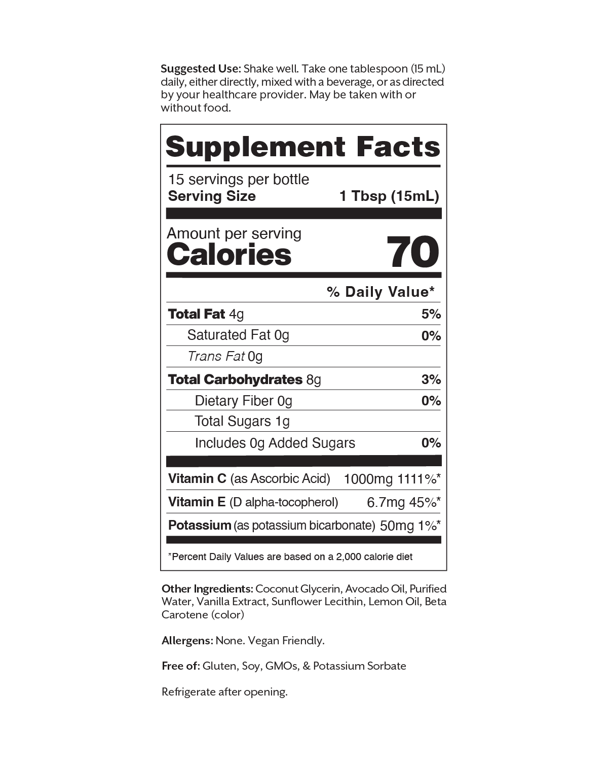 Liposomal Buffered Vitamin C