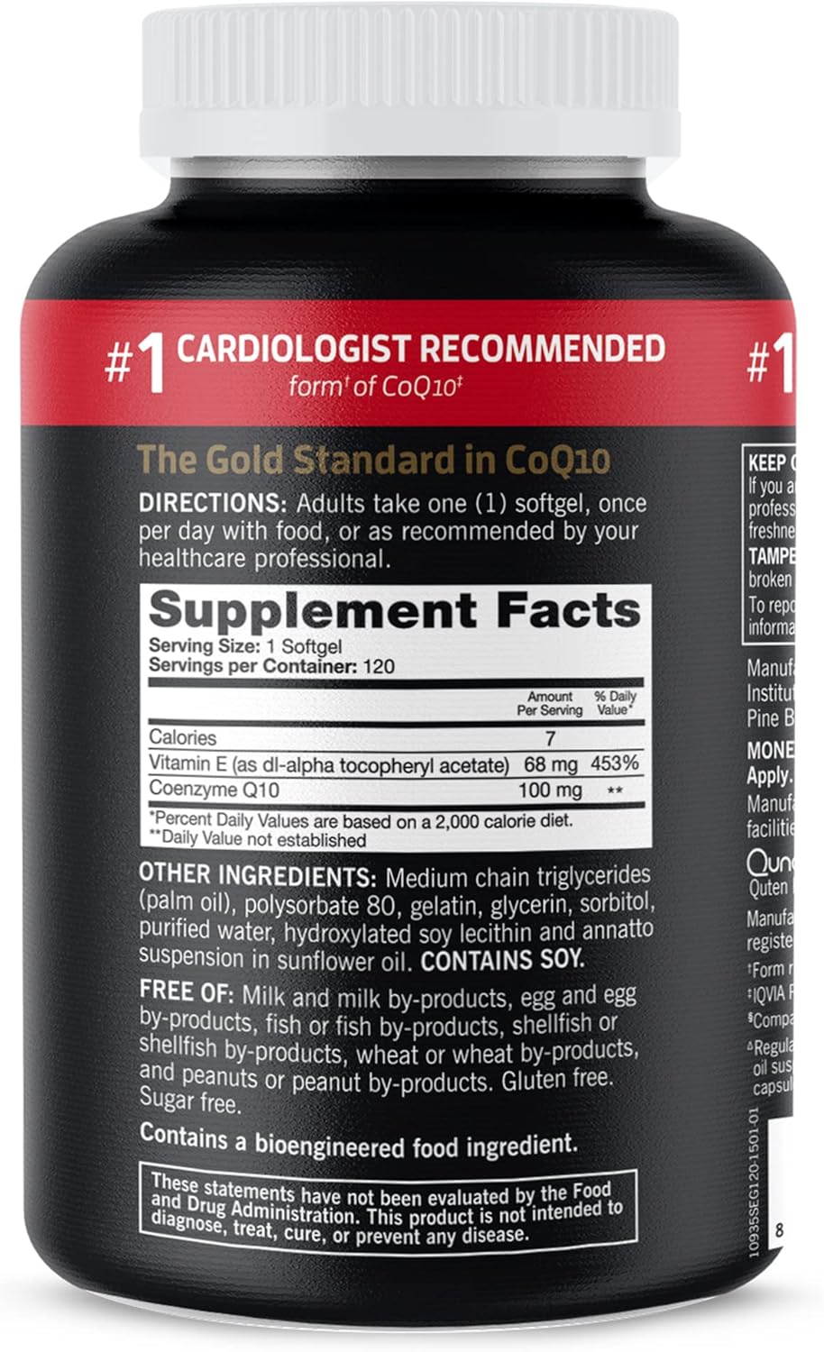 Qunol Ultra Coq 10 100 Mg -120 Softgels