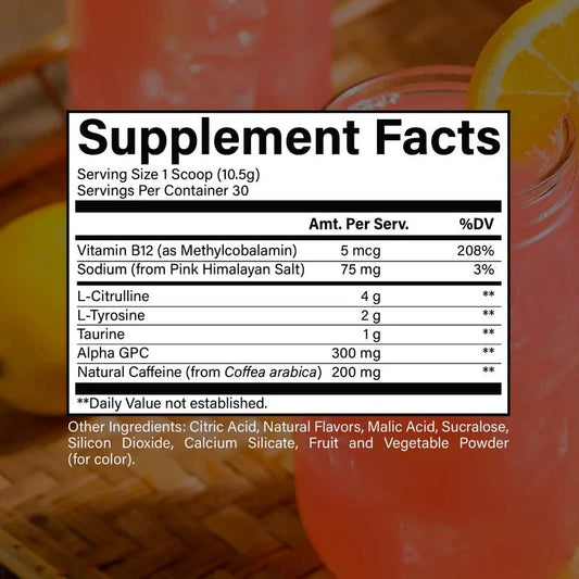 Raw Essential Pre Workout Tingle Free 30 Servings