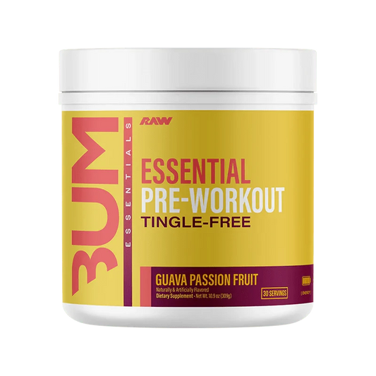 Raw Essential Pre Workout Tingle Free 30 Servings