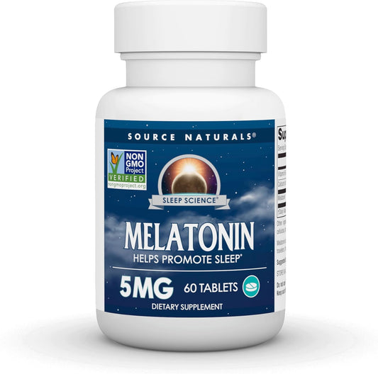 Source Naturals Melatonin 5mg 60 Capsules