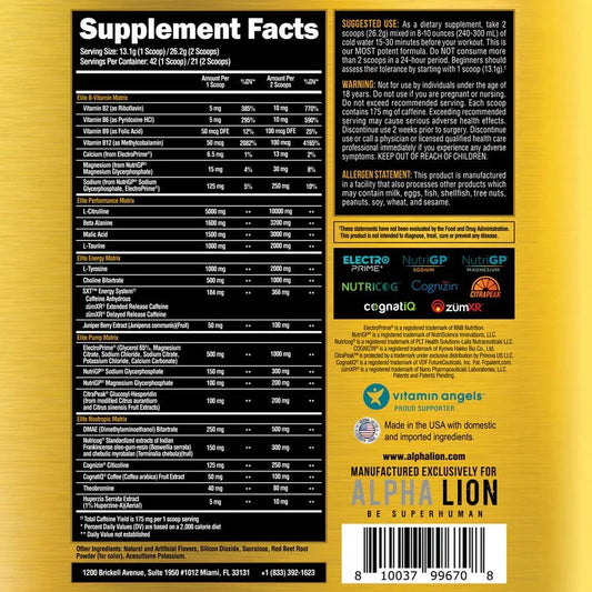 Super Human Elite Pre-Workout
