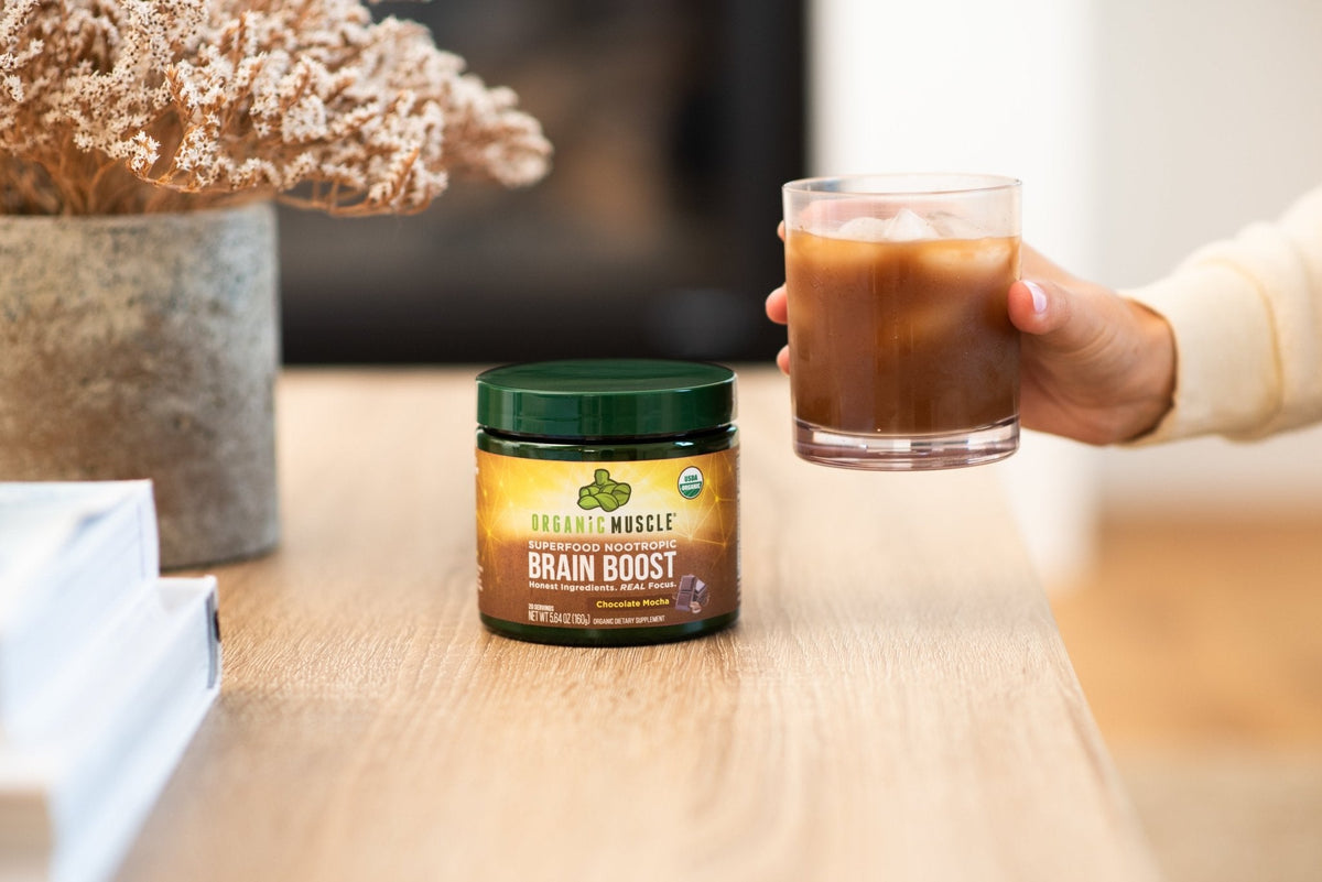 Organic Muscle Brain Boost, Chocolate Mocha, 20 Servings