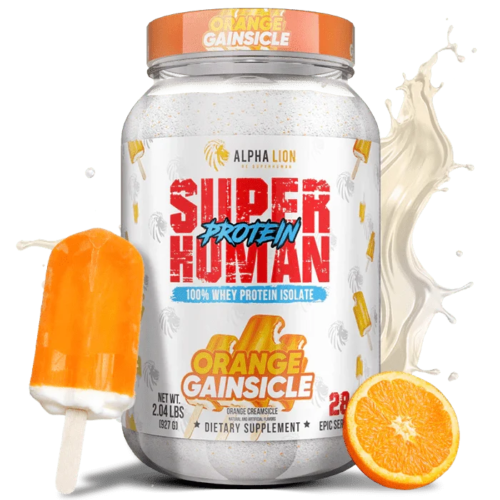 Alpha Lion SUPERHUMAN Protein – 100% Whey Protein Isolate, 25g Protein