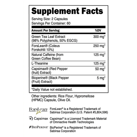 Transparent Labs Body Recomp - Fat Burner