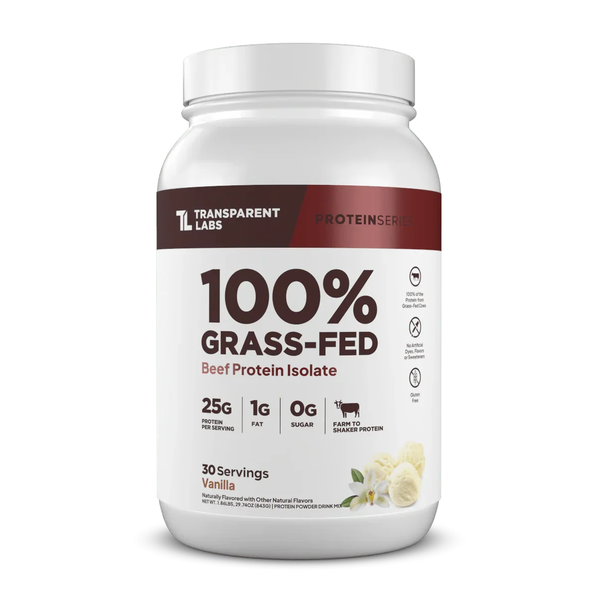 Transparent Labs Grass-Fed Beef Protein Isolate