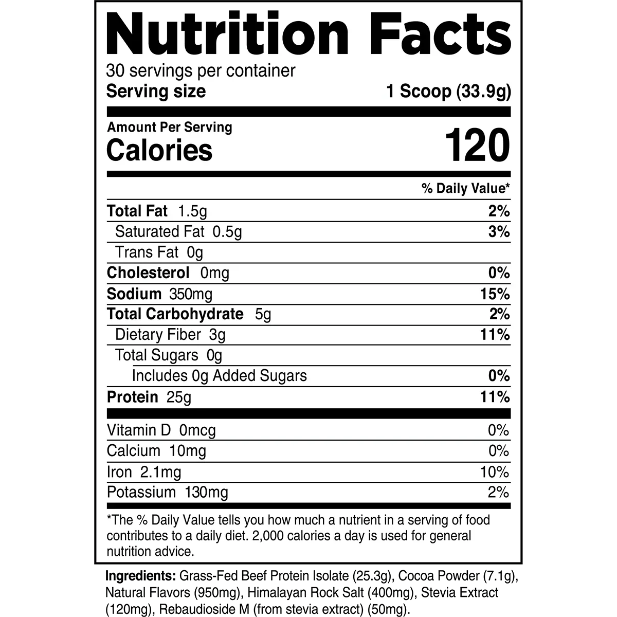 Transparent Labs Grass-Fed Beef Protein Isolate