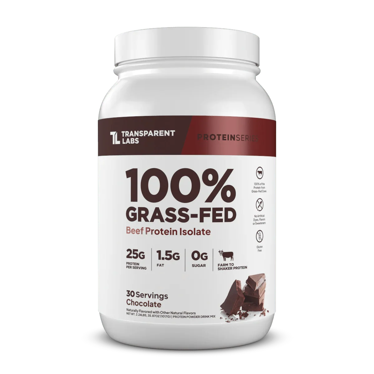 Transparent Labs Grass-Fed Beef Protein Isolate