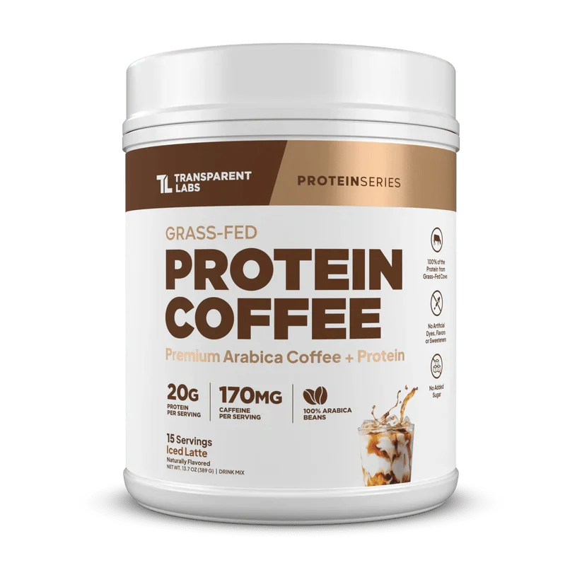 Transparent Labs Grass-Fed Protein Coffee Powder