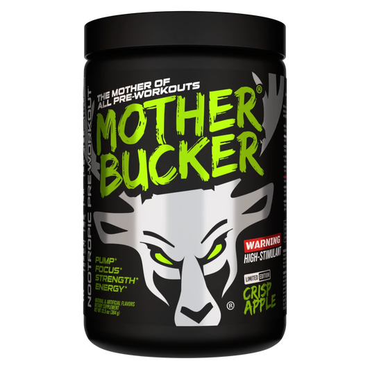 Bucked Up Mother Bucker Pre-Workout | 400mg Caffeine for Extreme Energy, Focus & Pumps